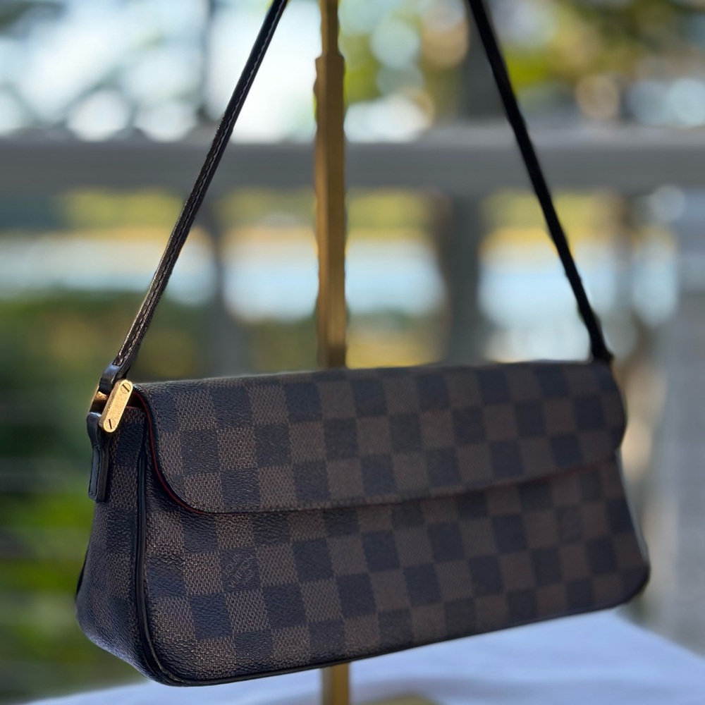 Authentic Louis Vuitton damier recoleta shoulder bag